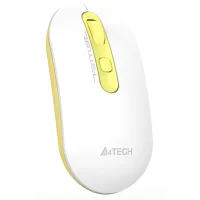 Мышь A4Tech Fstyler FG20 Daisy (белый/желтый) фото 2